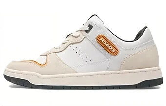 Женские кожаные кеды COACH C201 Low Top белые | Китай.рф