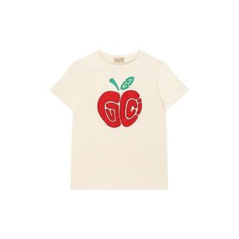 Детская футболка GUCCI Crew Neck с фруктовым принтом | Китай.рф