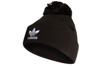 adidas originals Шапка-бини с логотипом утепленная унисекс черная | Китай.рф