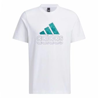 Футболка Adidas T Shirts Men's White Crew Neck Moderate | Китай.рф
