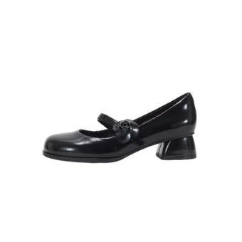 Туфли Teenie Weenie Cow Leather Block Heel Mary Jane Shoes Women's | Китай.рф