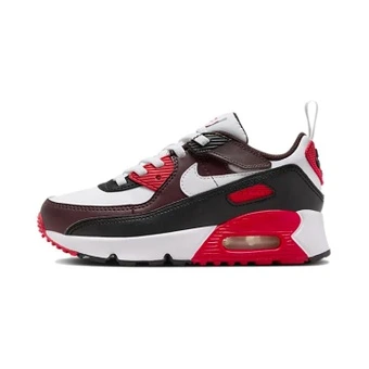 Детские кроссовки Nike Air Max 90 EasyOn бело-красно-черные | Китай.рф