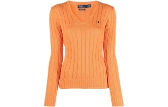 Женский свитер Polo Ralph Lauren Standard, оранжевый | Китай.рф