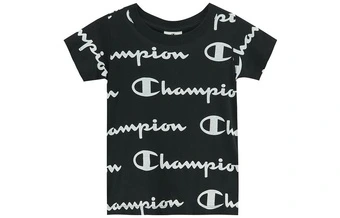 Детская футболка Champion с круглым вырезом и логотипом | Китай.рф