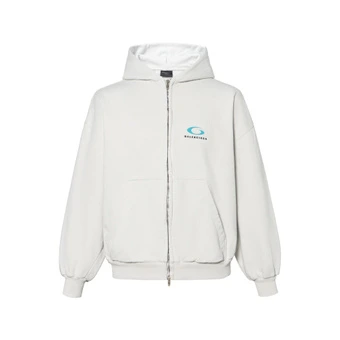 Толстовка Balenciaga Logo Printed Zip-Up Jacket | Китай.рф