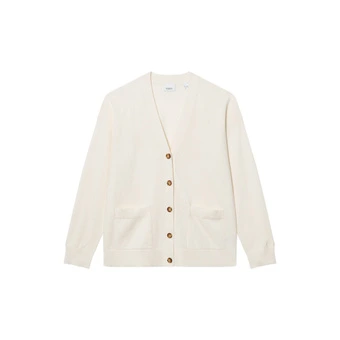 Кашемировый свитер Burberry Cashmere Sweater женский ванильный | Китай.рф