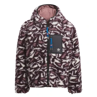 Куртка Adidas Originals REVERSIBLE ALLOVER PRINT унисекс, красно-фиолетовая | Китай.рф