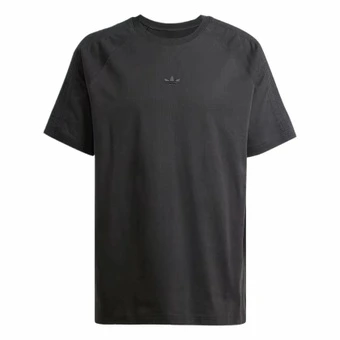 Мужская хлопковая футболка Adidas ESSENTIALS Premium черная | Китай.рф