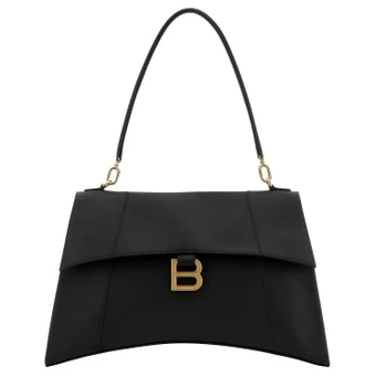 Сумка Balenciaga Hourglass Soft Medium Tote Bag, черная | Китай.рф