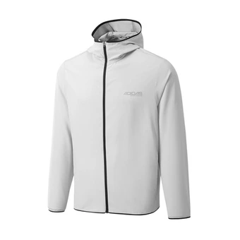 Куртка Adidas мужская серая с капюшоном | Китай.рф