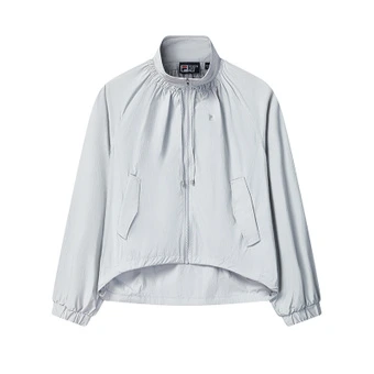 Куртка FILA WHITE женская в сером цвете Горный камень | Китай.рф
