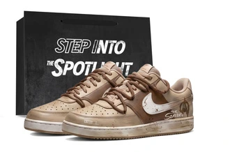 Кроссовки Nike Air Force 1 Skateboard, унисекс, низкие, коричневые | Китай.рф