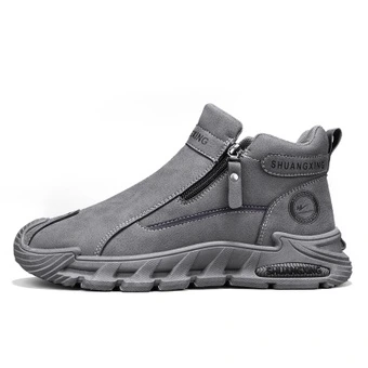 Рабочие ботинки мужские Shuangxing High Top черные | Китай.рф