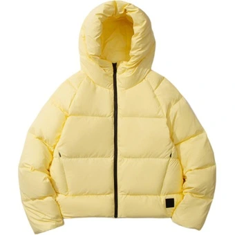 Jack Wolfskin Пуховик женский, ветрозащитный, однотонный, длинный рукав, свободный, из Китая | Китай.рф