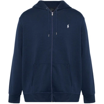 Мужская куртка Polo Ralph Lauren однотонная, с вышитым логотипом, на молнии, с капюшоном, темно-синяя | Китай.рф