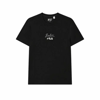 Футболка FILA T Shirt Men's Jet Black BK | Китай.рф