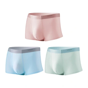 Мужские трусы MIIOW Underpants Minimalist Style Solid Color, Quick Dry 3 Pack | Китай.рф