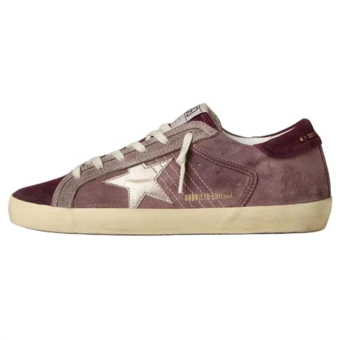 Кроссовки Golden Goose Super Star Cow Leather Low top Skateboard Shoes Women's Light Purple GWF00101.F007966.45457 | Китай.рф