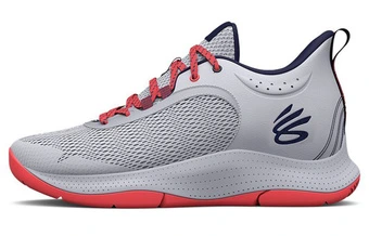 Кроссовки баскетбольные Under Armour Curry 3Z6 мужские серо-оранжевые | Китай.рф
