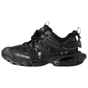 Мужские кроссовки Balenciaga Track Zip черные низкие | Китай.рф