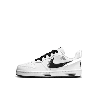 Кроссовки Nike Court Borough для скейтборда, чёрные/белые | Китай.рф