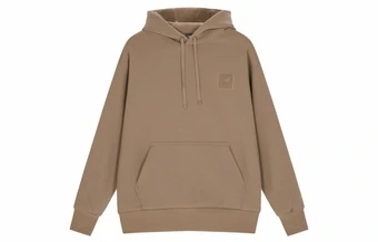 New Balance SS24 худи с капюшоном оверсайз унисекс хаки | Китай.рф