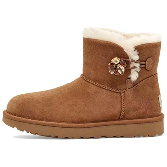 UGG Короткие зимние ботинки женские из овчины тепло- и противоскользящие | Китай.рф