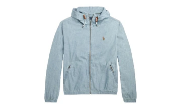 Куртка Polo Ralph Lauren мужская индиго с капюшоном | Китай.рф