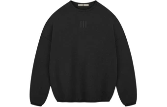 Черный свитшот унисекс Adidas X Fear Of God Athletics из флиса | Китай.рф