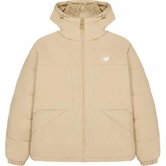 New Balance Мужской пуховик с капюшоном Light Khaki | Китай.рф
