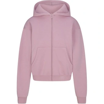 Женский свитшот SKIMS COTTON FLEECE CLASSIC ZIP UP HOODIE DUSK | Китай.рф
