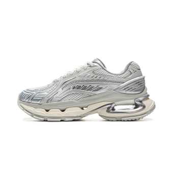 Кроссовки Li Ning Furious Rider BOW, низкие, мужские, бело-серебристые | Китай.рф