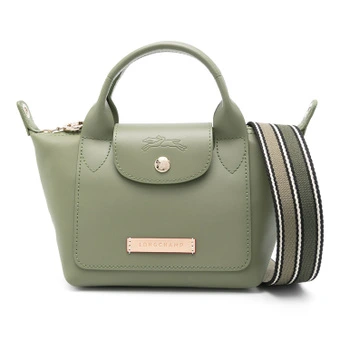 Сумка LONGCHAMP Le Pliage Xtra кожаная, мини, женская, цвет лавровый | Китай.рф