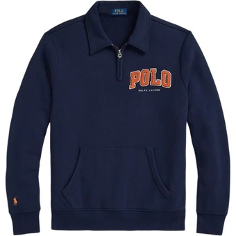 Мужская толстовка Polo Ralph Lauren с воротником-молнией, синяя | Китай.рф