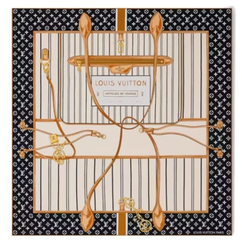 Шелковый шарф Louis Vuitton Neverfull с монограммой | Китай.рф
