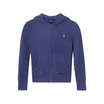Свитер Polo Ralph Lauren FW25 классическая версия темно-синий для подростков | Китай.рф