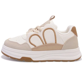 Кроссовки для скейтборда JIONGSEN Slip Resistant Abrasion Resistant Low top Skateboard Shoes Women's Beige Khaki | Китай.рф