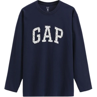 Футболка GAP с логотипом унисекс из чистого хлопка | Китай.рф