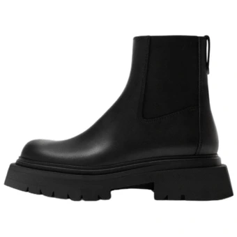 Ботинки Челси ZARA Short Chelsea Boots мужские черные | Китай.рф