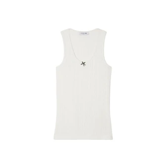 Майка LACOSTE без рукавов, U-образный вырез, женская | Китай.рф