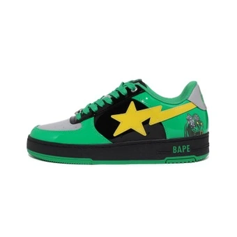 Кроссовки BAPE Low Top Skateboard Shoes женские зеленые | Китай.рф