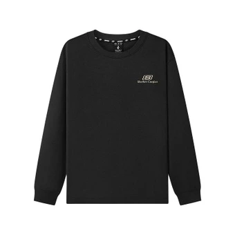 Унисекс футболка Skechers Crew Neck Carbon Black | Китай.рф