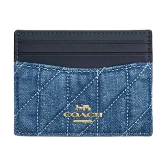 Картхолдер COACH Card Case Denim Indigo: стильный и компактный | Китай.рф