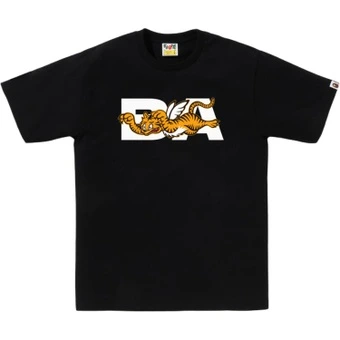 Футболка BAPE SS26 с принтом летающего тигра, унисекс | Китай.рф