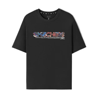 Мужская футболка Skechers с антибактериальным эффектом Carbon Black | Китай.рф