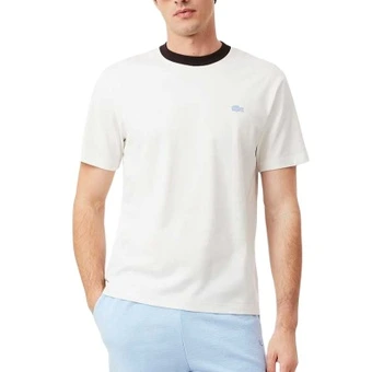 Мужская футболка LACOSTE с круглым вырезом, повседневная | Китай.рф