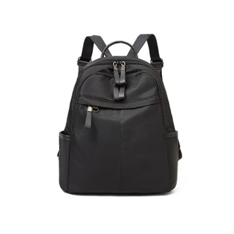 Рюкзак LAORENTOU Fabric Backpack Unisex Black | Китай.рф