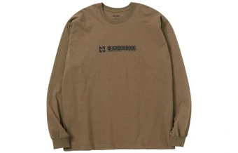 NEIGHBORHOOD FW22 футболка с буквенным принтом, свободный крой | Китай.рф