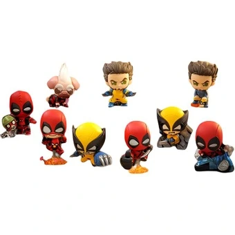Мини-фигурка Hot Toys Дэдпул и Росомаха COSBI, слепой бокс | Китай.рф