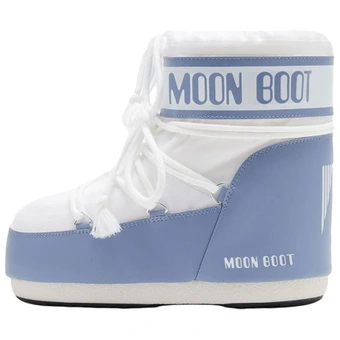 Зимние ботинки Moon Boot унисекс сине-белые | Китай.рф